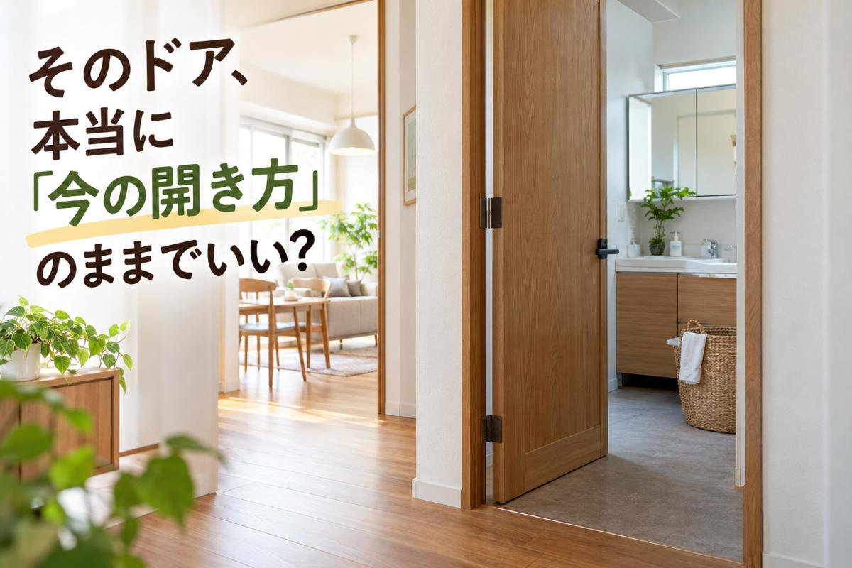 そのドア、本当に「今の開き方」のままでいい?